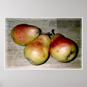 Pears Photography Fruit Poster