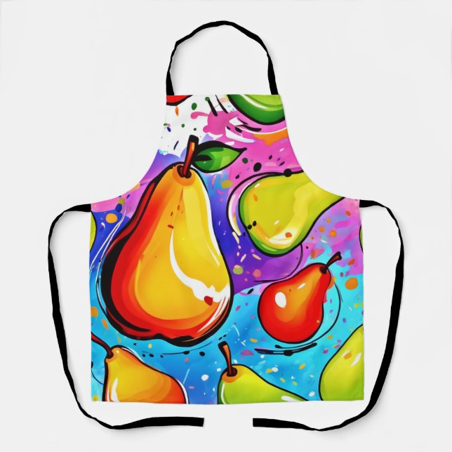 Pears Pop Art Apron (Front)