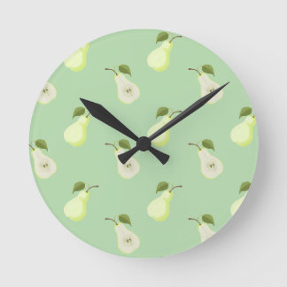 pears round clock
