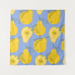 Pears seamless pattern tapestry