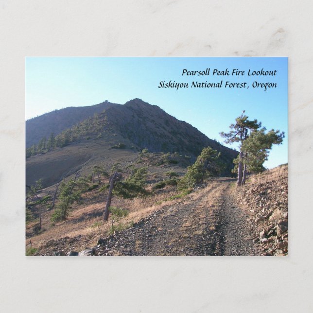 Pearsoll Peak Fire Lookout Postcard (Front)