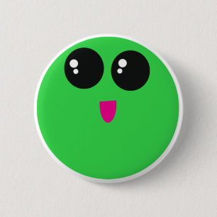 peas 6 cm round badge