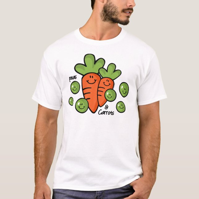 Peas And Carrots T-Shirt (Front)