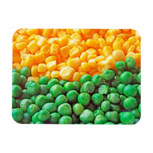 Peas and sweetcorn magnet