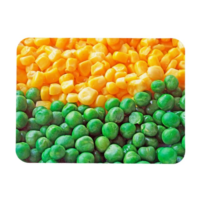 Peas and sweetcorn magnet (Horizontal)