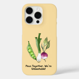 Peas and Veggie Best Friends Pun iPhone 16 Pro Case