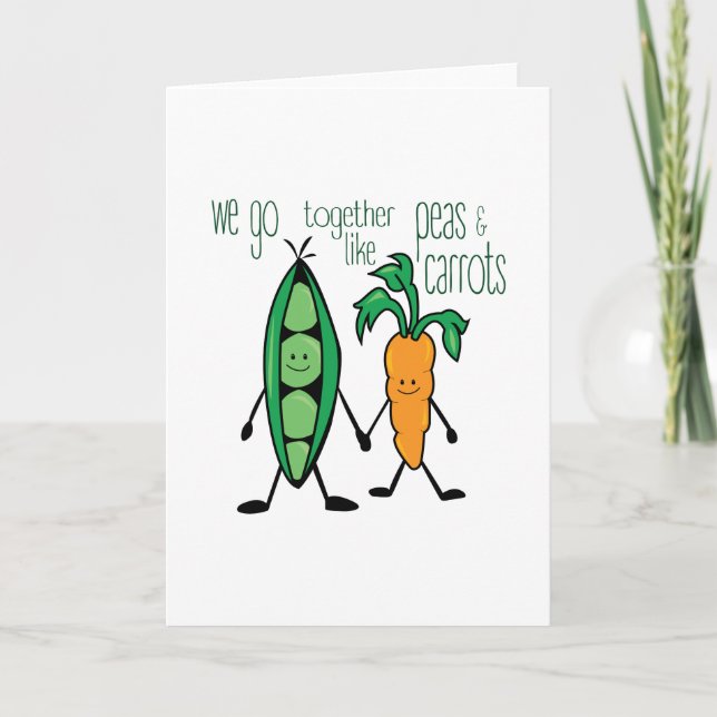 Peas & Carrots Card (Front)
