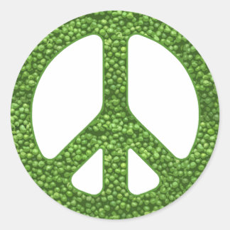 Peas Classic Round Sticker