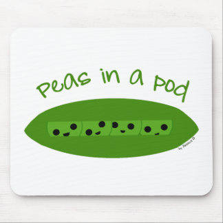 Peas in a Pod (PS by lil kolohe Jessica) Mousepad