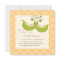 Peas in a Pod Twins Baby Shower Invitation