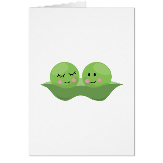 Peas In Pod Card