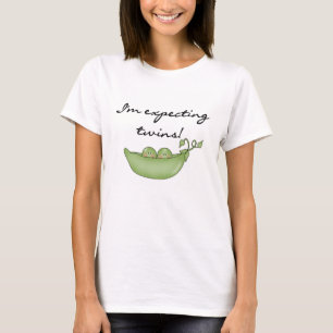 Peas in Pod Expecting Twins T-Shirt
