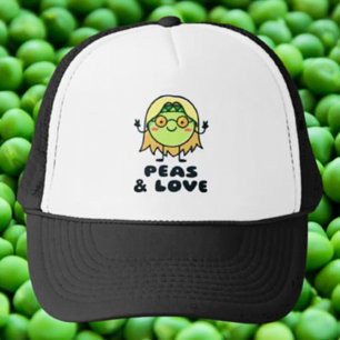 Peas & Love Trucker Hat
