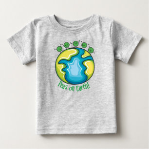 Peas on Earth Baby T-Shirt