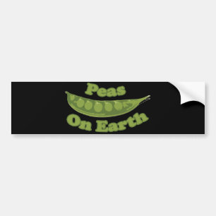 Peas on Earth Bumper Sticker