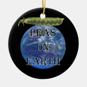 Peas on Earth Ceramic Tree Decoration