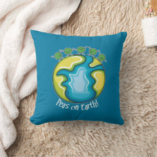 Peas on Earth Cushion