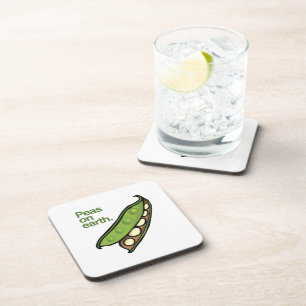 PEAS ON EARTH -.png Coaster