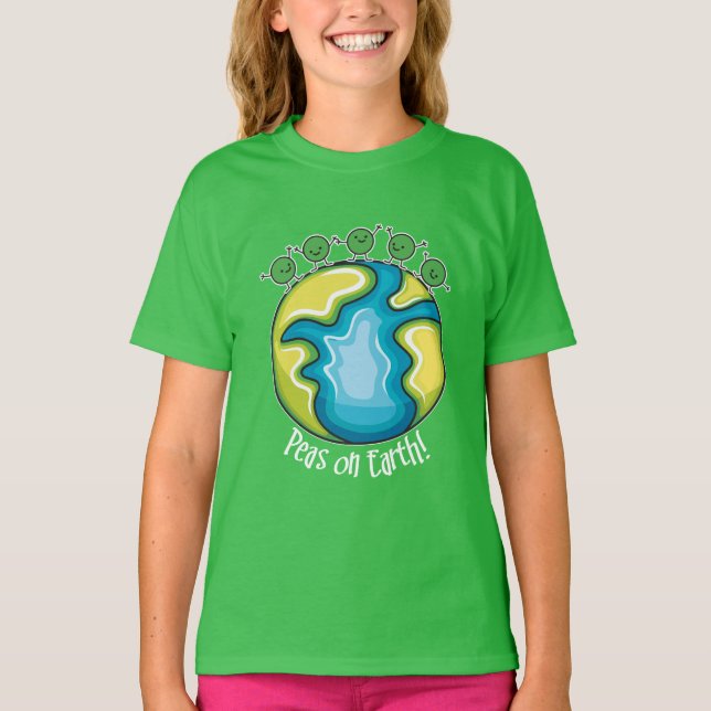 Peas on Earth T-Shirt (Front)