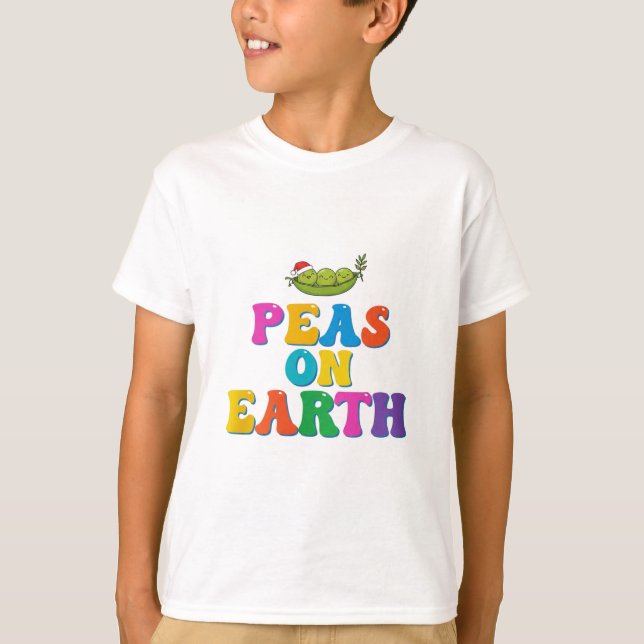 Peas on Earth T-Shirt (Front)
