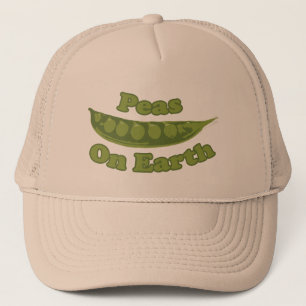 Peas on Earth Trucker Hat
