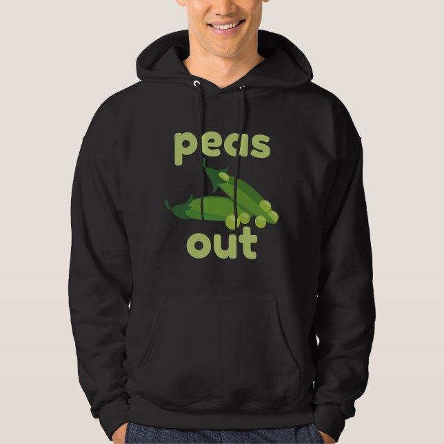 Peas Out Hoodie (Front)