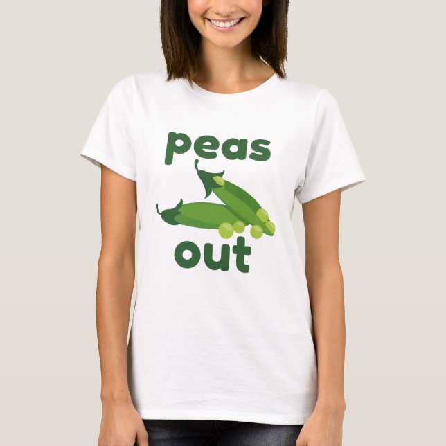 Peas Out T-Shirt (Front)