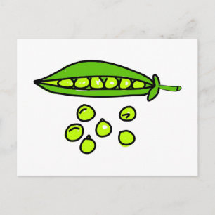 peas postcard