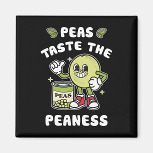 Peas Taste The Peaness Peas Beans Rude Joke  Magnet