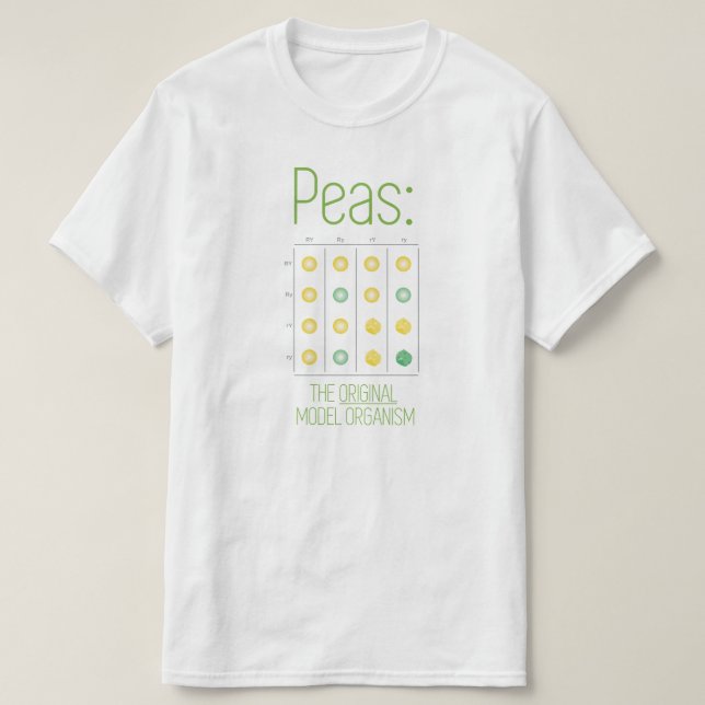 Peas: The ORIGINAL Model Organism - Men's T-shirt (Design Front)