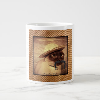 Peasant Cat Large Coffee Mug