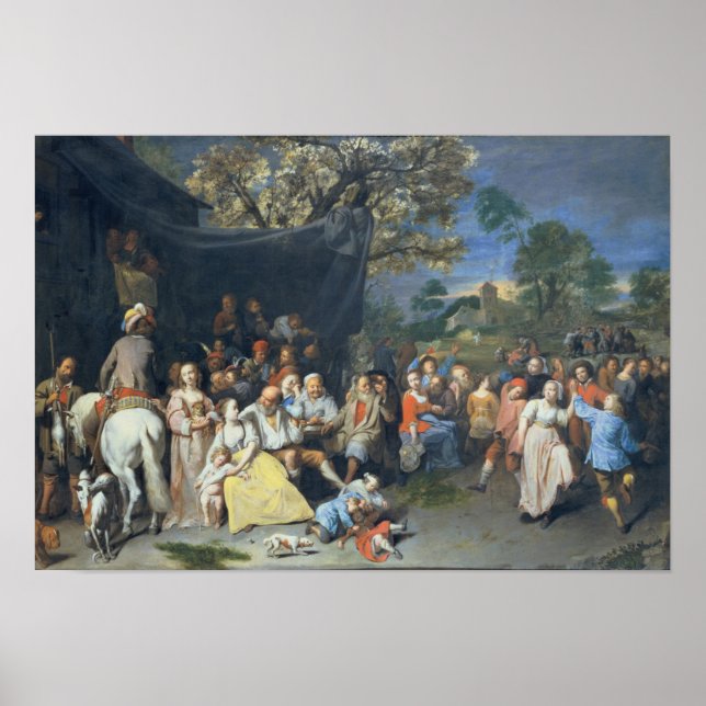 Peasant Festival, 1649 Poster (Front)