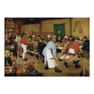 Peasant Wedding by Pieter Bruegel the Elder Photo Print