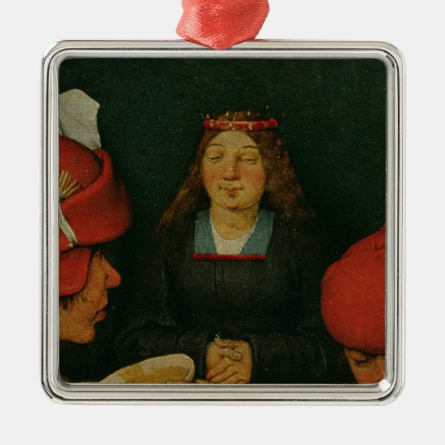 Peasant Wedding Metal Tree Decoration (Front)