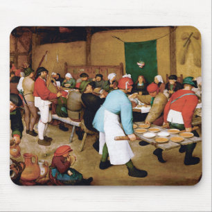 Peasant Wedding, Pieter Bruegel Mouse Mat
