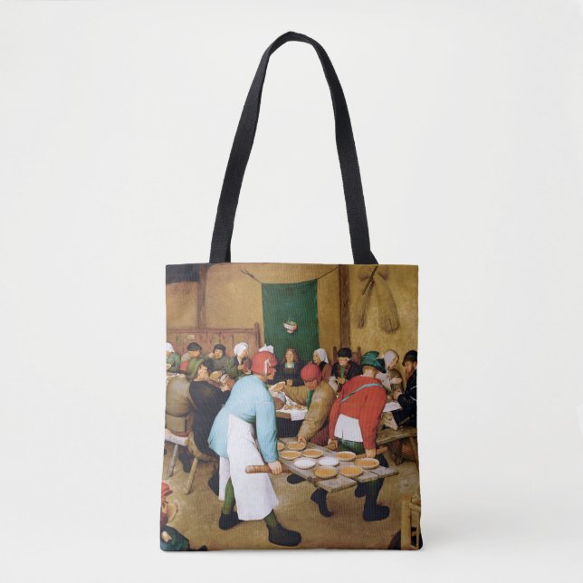 Peasant Wedding, Pieter Bruegel Tote Bag (Front)
