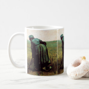 Peasant Woman Digging by Vincent van Gogh Coffee Mug