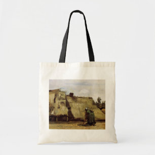 Peasant Woman Digging Cottage by Vincent van Gogh Tote Bag