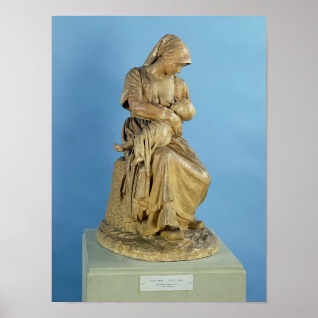 Peasant Woman Feeding her Child Poster (Front)