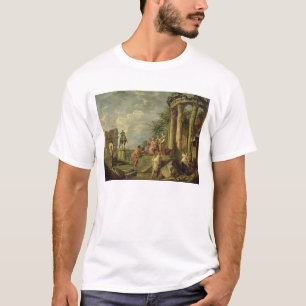 Peasants Amongst Roman Ruins, 1743 (oil on canvas) T-Shirt