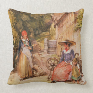 Peasants of the Black Forest Cushion