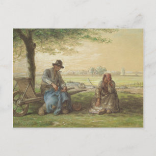 Peasants Resting Postcard