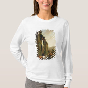 Peasants with Cattle by a Ruined Aqueduct T-Shirt