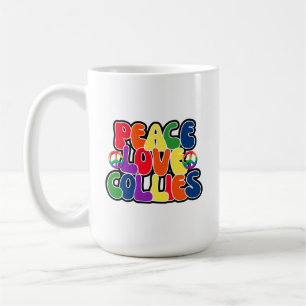 Pease Love Collies Coffee Mug