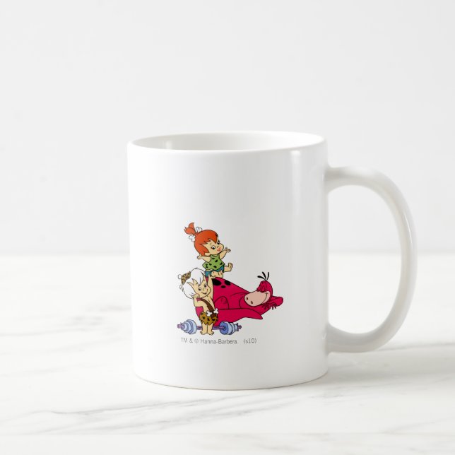PEBBBLES™ and Bam Bam and Dino Playtime Coffee Mug (Right)