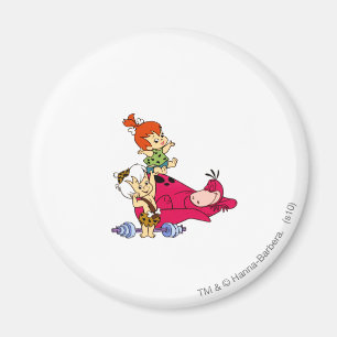PEBBBLES™ and Bam Bam and Dino Playtime Magnet