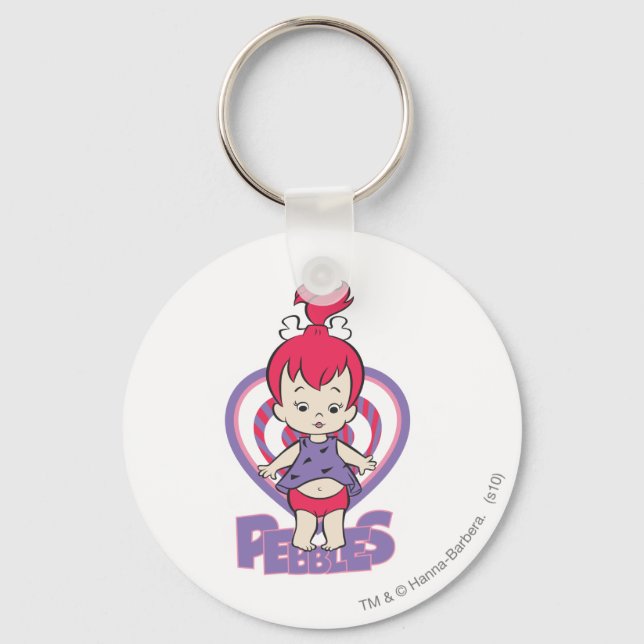 PEBBBLES™ From Bedrock Key Ring (Front)