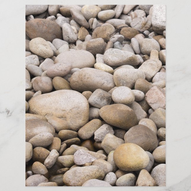 Pebble background pattern flyer (Front)