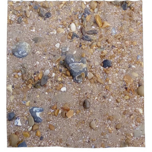 Pebble beach shower curtain