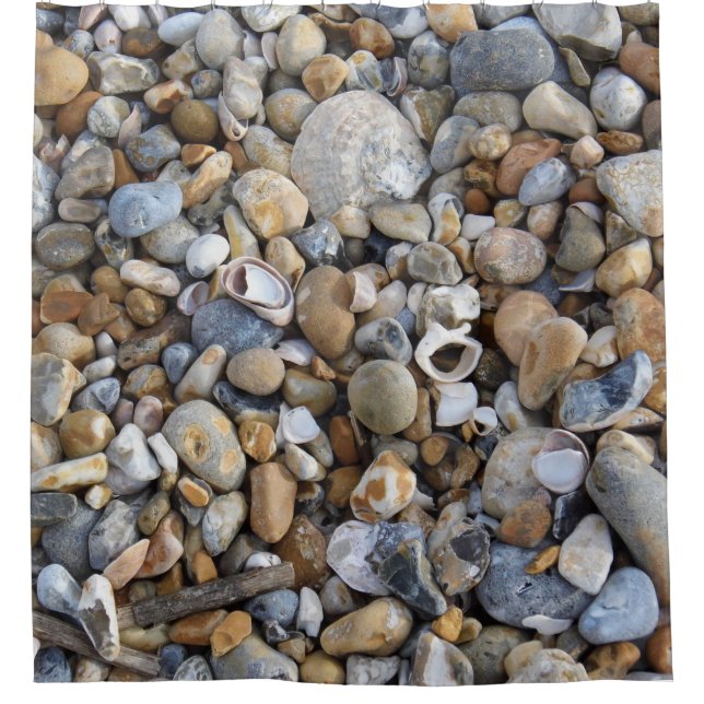Pebble beach shower curtain (Front)